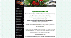 Desktop Screenshot of loppesamleren.dk
